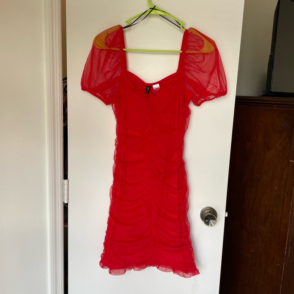 H&M red dress